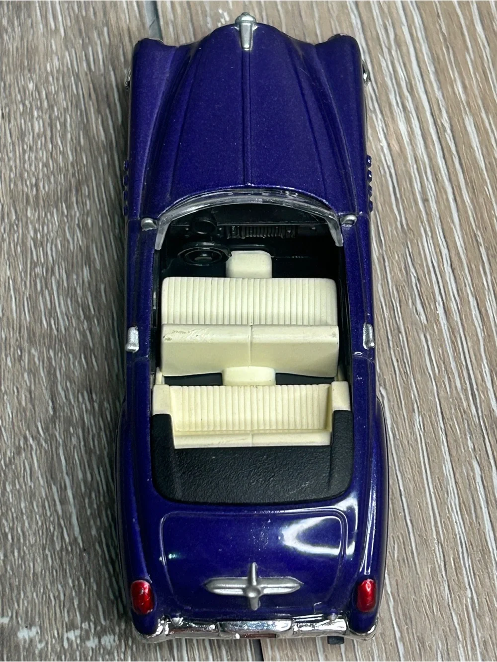Vintage New-Ray 1949 Buick Roadmaster Convertible Diecast Car 1:43 Purple 1999
